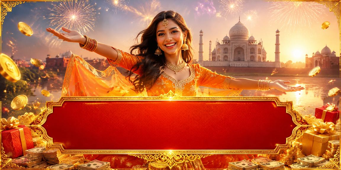 VIP exclusive cashback bonus promotion illustrated with Taj Mahal in Agra